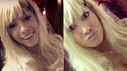 Anitta usa peruca loira em gravação de clipe - Instagram/Reprodução