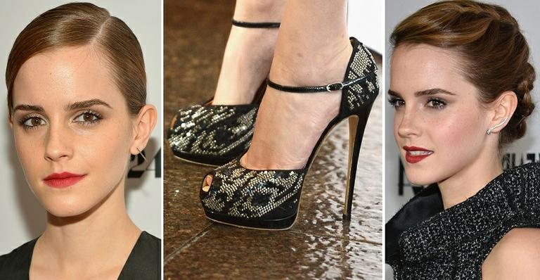 Emma Watson admite só possuir oito pares de sapatos, veja mais sobre a vida da atriz mirim que conquistou o mundo em 'Harry Potter' - Getty Images/Foto montagem