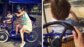 Luciana Gimenez passeia com o filho, Lorenzo, na Itália. - Instagram/Reprodução