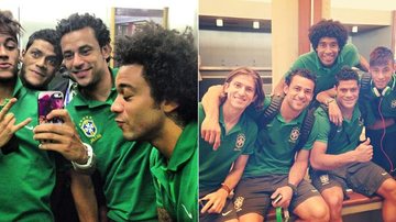 Neymar e jogadores da seleção se divertem na Copa das Confederações - Instagram/Reprodução