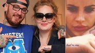 ‘Paradise’: Adele faz tatuagem igual a de Lana Del Rey - Reprodução/ Facebook