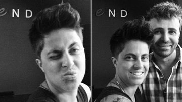 Thammy Miranda ao lado do cabeleireiro Eron Araújo - Reprodução / Instagram