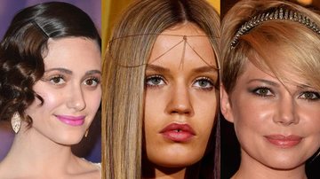 Acessórios dão charme aos penteados de Emmy Rossum, Georgia May Jagger e Michele Williams - Getty Images
