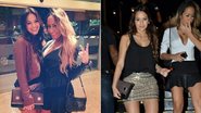 Bruna Marquezine e Rafaella Santos em show no Rio - Instagram/Reprodução e Alex Palarea e Léo Marinho/AgNews