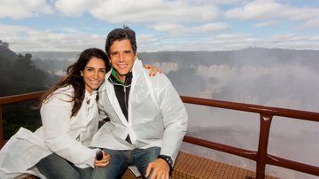 O par se encanta com a beleza do local, que, em 1986, foi elevado pela Unesco ao posto de
Patrimônio Natural da Humanidade - Maíra Vieira