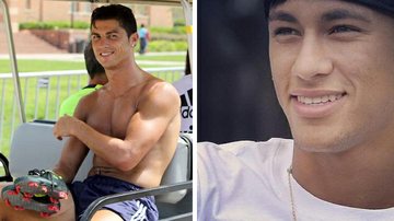 Os jogadores Cristiano Ronaldo, do Real Madrid, e Neymar, do Barcelona - Splash News e Instagram/Reprodução