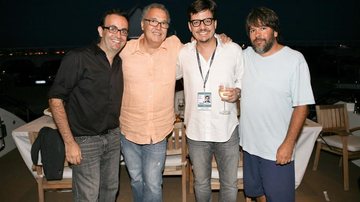 Nizan Guanaes, Paulo Coelho, Aricio Fortes e PJ Pereira. - -