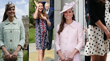 A chegada do bebê real pode acontecer a qualquer momento! Relembre momentos da gravidez de Kate Middleton enquanto isso - Getty Images/Foto montagem