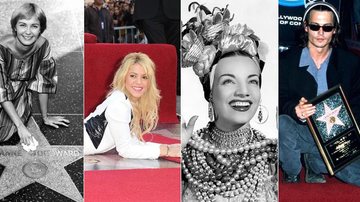 Veja algumas personalidades que ganharam estrela na Calçada da Fama, em Hollywood - Fotomontagem