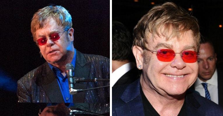 Elton John ‘quase morreu’ de apendicite - Foto-montagem