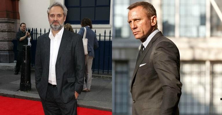 Sam Mendes e Daniel Craig voltarão a trabalhar juntos no próximo filme de 007 - Getty Images e Columbia Pictures
