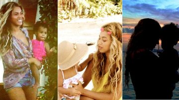 Beyoncé com a filha Blue Ivy - Reprodução