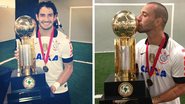 Pato e Guilherme beijam troféu de campeão da Recopa - Instagram/Reprodução