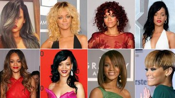 Cabelos da cantora Rihanna - Arquivo Caras