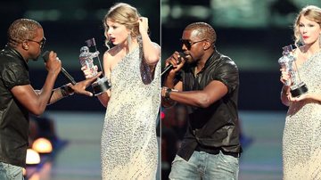 Kanye West e Taylor Swift no VMA 2009 - GettyImages/ Reprodução