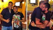 Adriano e Daniel Alves se encontram no Rio - Instagram/Reprodução