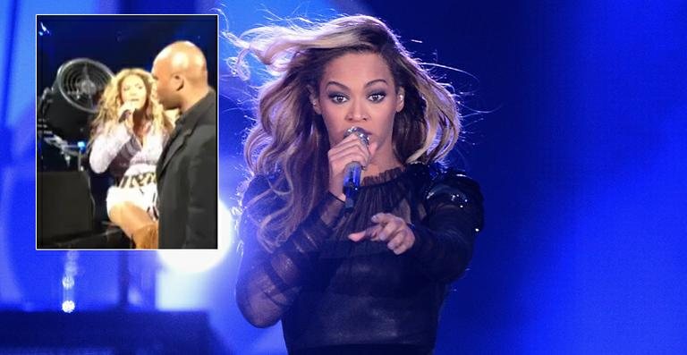 Beyoncé fica com o cabelo preso em ventilador durante o show. Assista! - GettyImages