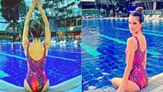 Alessandra Ambrosio relaxa em piscina na Colômbia após dia de trabalho - Instagram/Reprodução