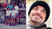 Barbudo, Gugu Liberato curte férias com as filhas na Disney - Reprodução/Instagram