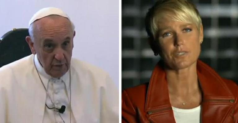 Papa Francisco e Xuxa participam do 'Fantástico' - Reprodução/YouTube