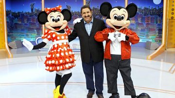 Ratinho recebe Mickey e Minnie em seu programa - Lourival Ribeiro/SBT