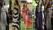 Paloma (Paolla Oliveira) investe em vestidos longos - TV Globo