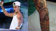 Justin Bieber faz nova tatuagem - Getty Images e Instagram/Reprodução