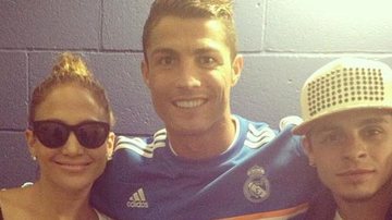 Cristiano Ronaldo tieta Jennifer Lopez e o namorado - Reprodução/Instagram