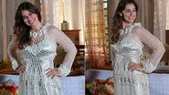 Vestido de noiva de Natália (Daniela Escobar) - Reprodução / TV Globo