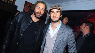 Tops, Rico Mansur e Alexandre Pato: festa. - Léo Franco/AgNews