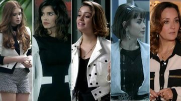 Personagens investem na tendência preto e branco nas novelas - Reprodução/TV Globo