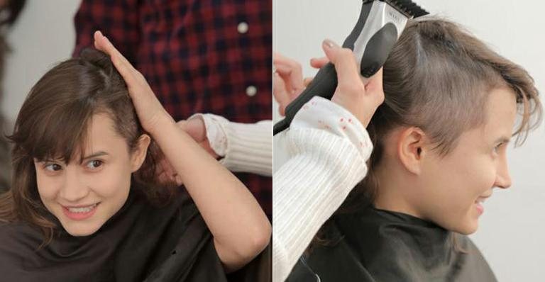 Bianca Comparato raspa o cabelo para viver personagem com câncer em série do GNT - Divulgação/GNT