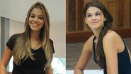 Bruna Marquezine desiste de cabelos loiros e volta a ser morena - Divulgação e TV Globo