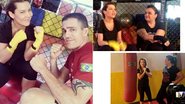 Fernanda Souza na aula de Muay Thai - Reprodução/Instagram