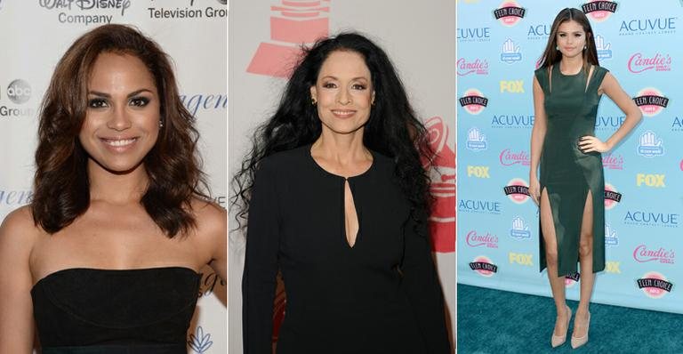 Monica Raymund, Sonia Braga e Selena Gomez disputavam o prêmio de melhor atriz - Foto-montagem