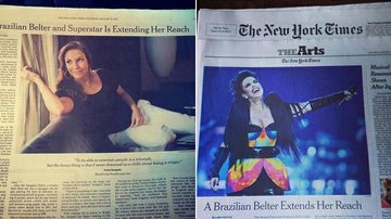 Ivete Sangalo no New York Times - Foto-montagem/ Instagram