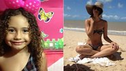 Camila Pitanga aparece de biquíni em foto tirada pela filha, Antônia - Reprodução/Instagram