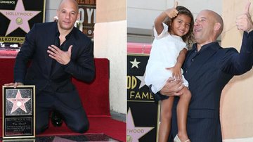 Vin Diesel na Calçada da Fama de Hollywood - Getty Images