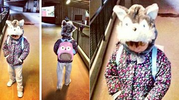 Rafa Justus vai à escola usando gorro de ursinho - Instagram/Reprodução
