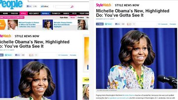 Novo visual de Michelle Obama - Reprodução / People.com