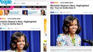 Novo visual de Michelle Obama - Reprodução / People.com