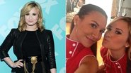 Demi Lovato em primeira foto nas gravações de 'Glee' - Reprodução/Instagram
