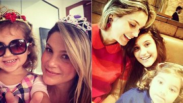 De princesa, Flávia Alessandra brinca com a filha Olívia - Instagram/Reprodução