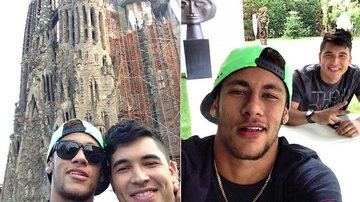 Neymar passeia com amigo em Barcelona - Instagram/Reprodução