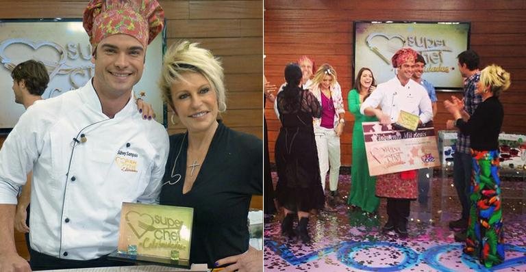 Sidney Sampaio vence o quadro Super Chef 2013 no 'Mais Você' - Divulgação/TV Globo