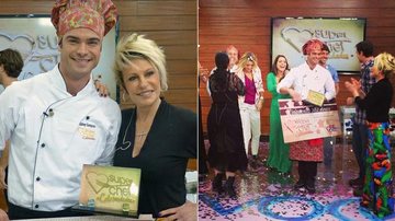 Sidney Sampaio vence o quadro Super Chef 2013 no 'Mais Você' - Divulgação/TV Globo