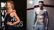 Taylor Swift e David Beckham - GettyImages/ Reprodução