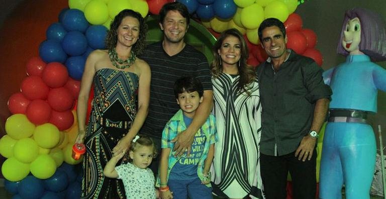 Nívea Stelmann e Mário Frias fazem festa para celebrar os 9 anos do filho, Miguel - Anderson Borde / AgNws