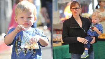 Samuel, filho do Ben Affleck, usa camiseta com estampa do Batman em Los Angeles - Splash News