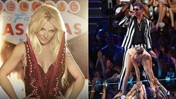 Britney Spears defende loucuras de Miley Cyrus e anuncia shows em Las Vegas - Getty Images e Divulgação